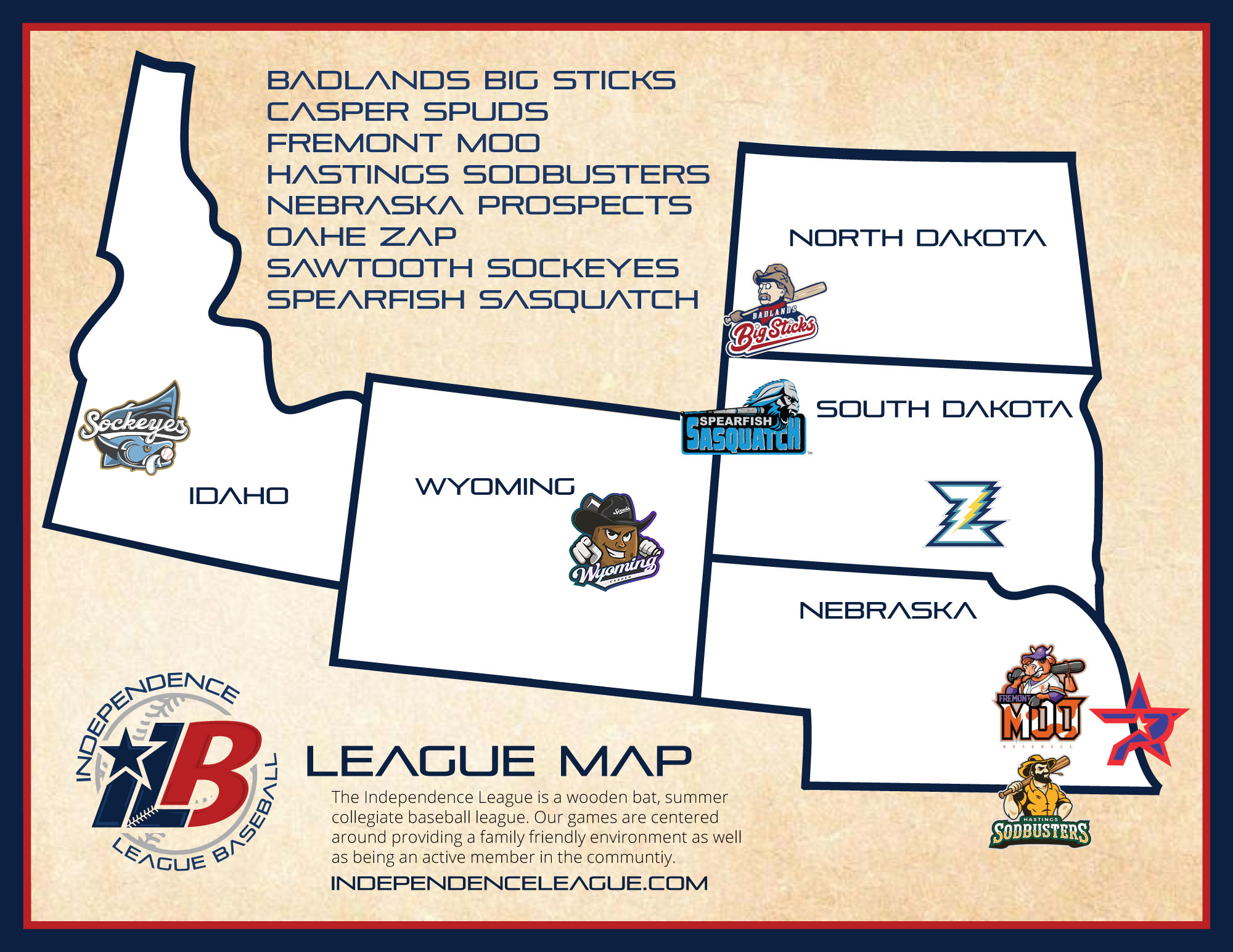 MLB Team ID Map Download